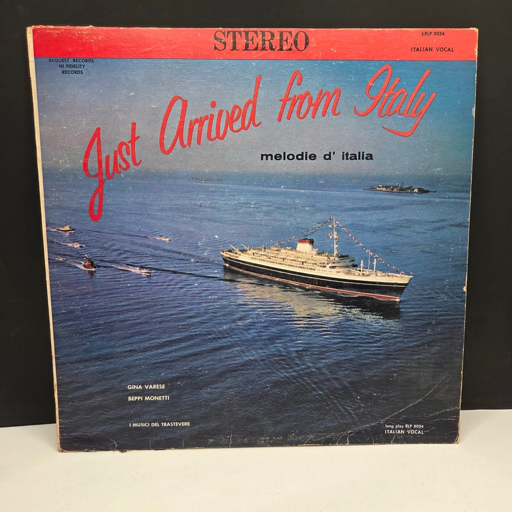 Request Records Just Arrived from Italy Vinyl LP SRLP 8034 Italian Vocal Vintage